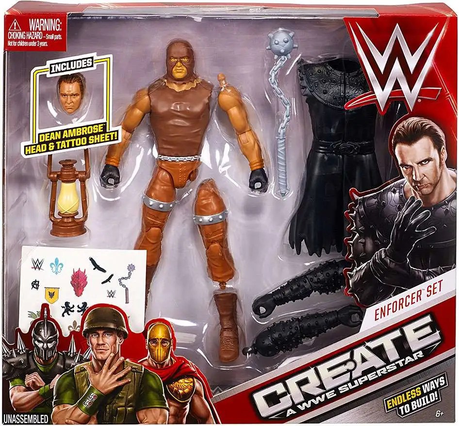 WWE Wrestling Create A WWE Superstar Enforcer Set Action Figure Dean