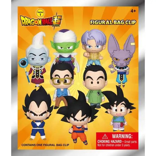 Dragon Ball Z 3D Figural Foam Bag Clip Dragon Ball Z Series 3 Mystery