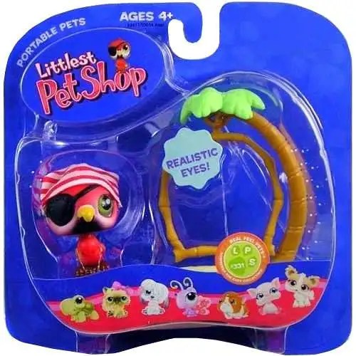 Littlest Pet Shop Portable Pets Canary Bird Figure 147 With Cage Hasbro