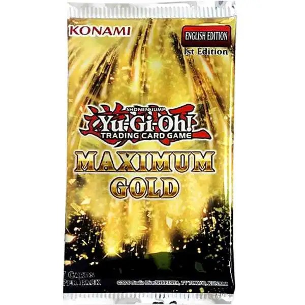 YuGiOh Trading Card Game Maximum Gold DISPLAY Box 5 MINI Boxes 20