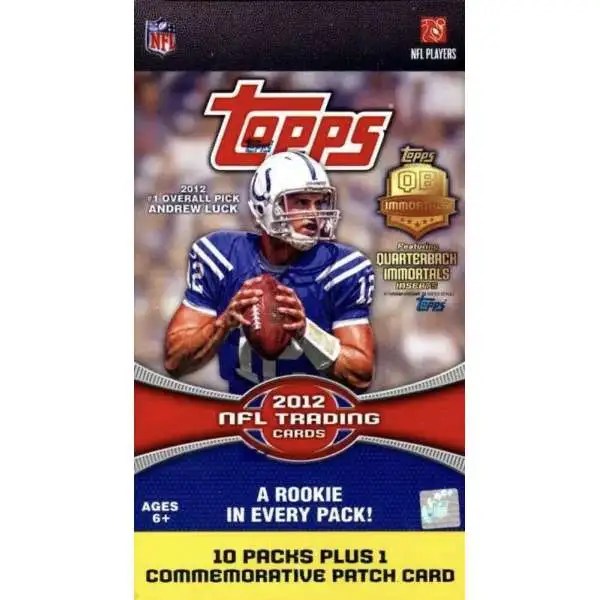 NFL 2022 Complete Football Trading Card MEGA Box 10 Packs, 6 Autographs