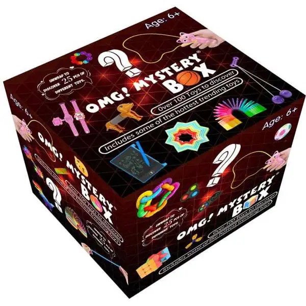 Fidget Toys OMG Tiles Mystery Toy Box 48 Pieces Storage Bag