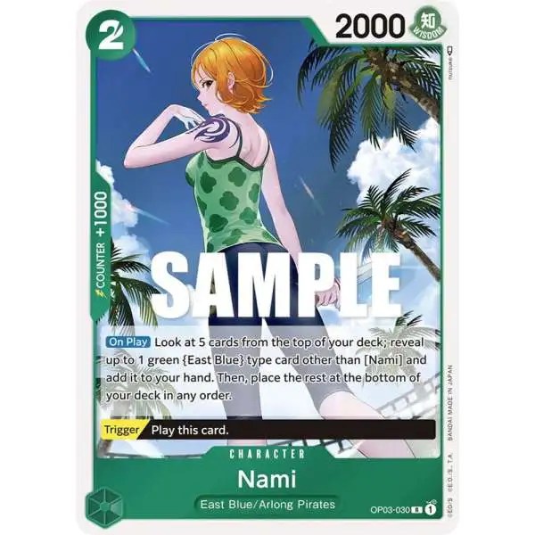 One Piece Trading Card Game Pillars of Strength Single Card Leader Nami