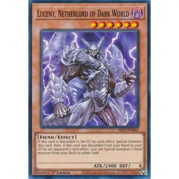 YuGiOh Structure Deck Dark World Single Card Common Charge Into a Dark
