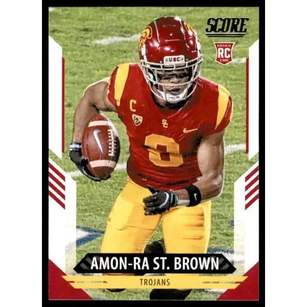NFL 2021 Panini Chronicles Playoff Single Card AmonRa St. Brown PMR28