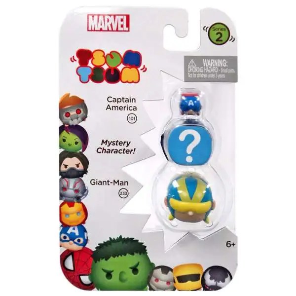 Marvel Tsum Tsum Series 6 Nick Fury, Captain America Winter Soldier 1