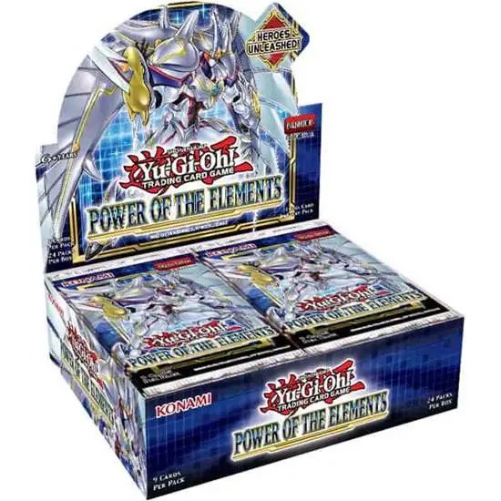 YuGiOh Power of the Elements Booster Pack 9 Cards Konami ToyWiz