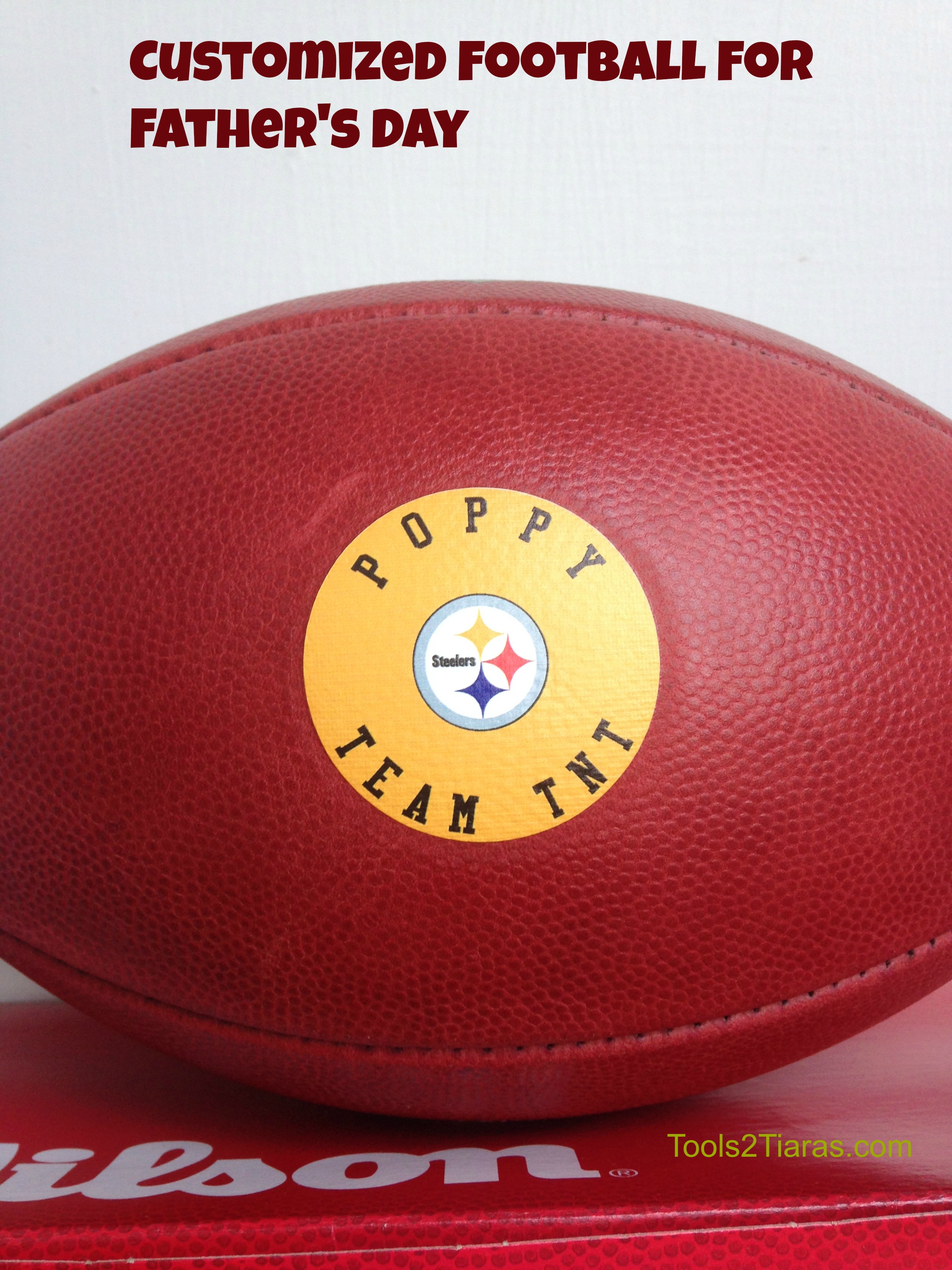 The Perfect Father's Day Gift For Dad Customized Football Tools 2 Tiaras