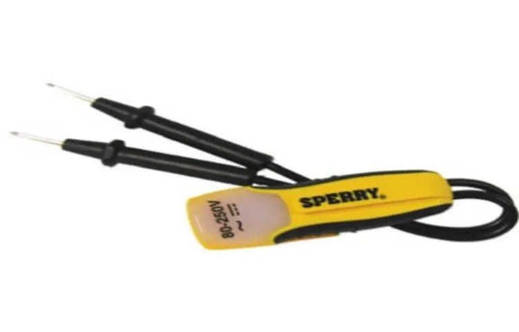 How to Use a Sperry Voltage Tester ET6102: Step-by-Step Guide – Tools