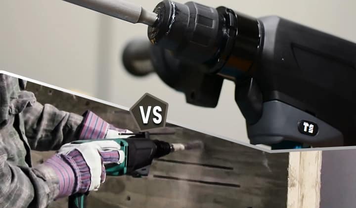 Rotary Hammer vs. Hammer Drill