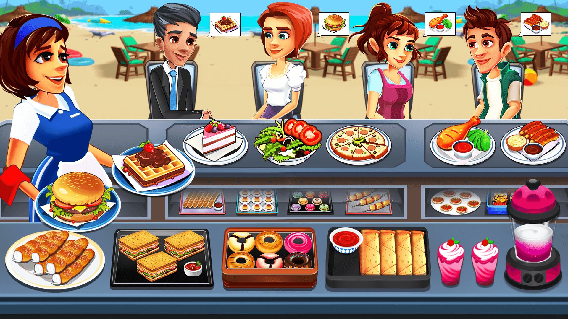 Cooking Cafe Food Chef Mod Apk 4.1 with Unlimited Coins