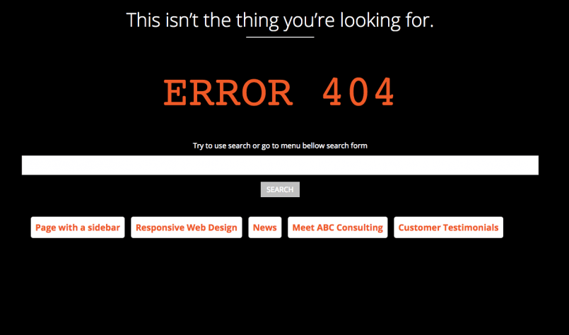 Best 404 error page winners and mentions Toolset