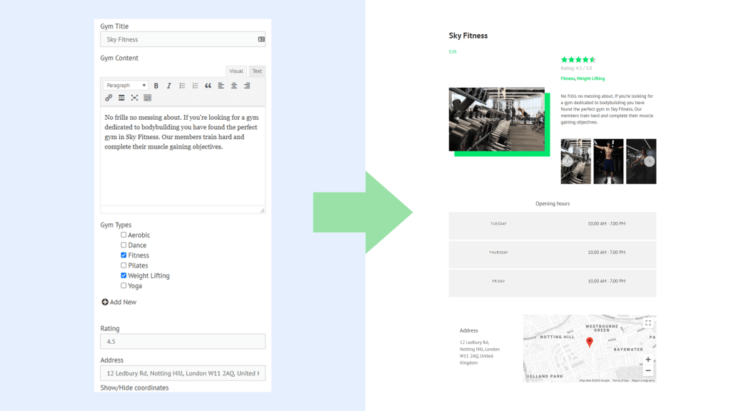 Displaying Form Data in WordPress Toolset