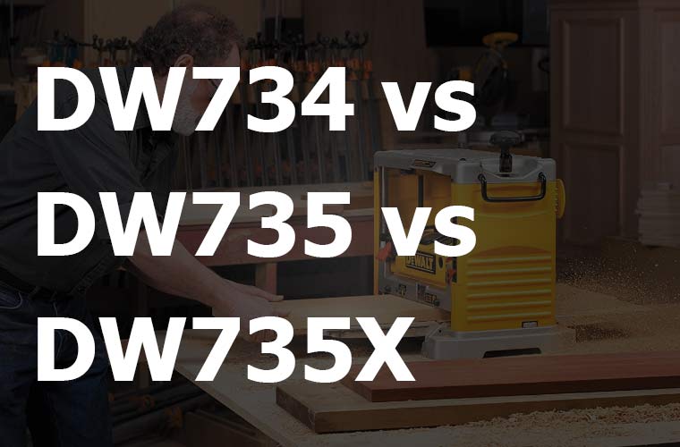 Dewalt DW734 vs 735 vs 735X What's the Difference?