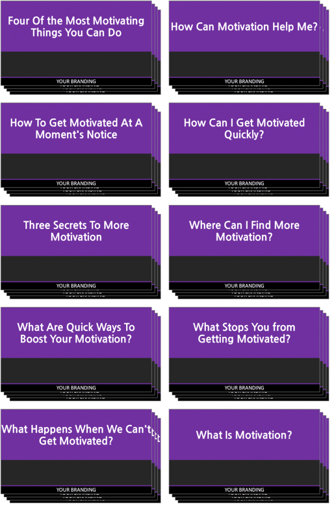 Impulse: Instant Motivation - Tools For Motivation