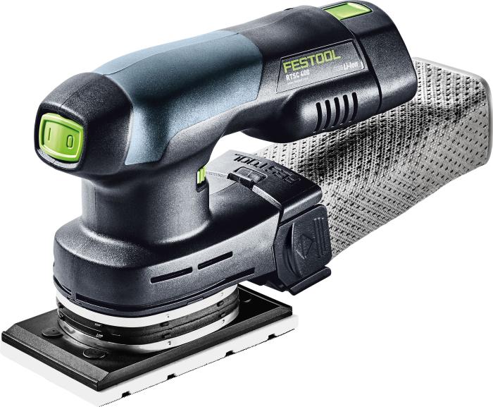 FESTOOL Cordless Orbital Sander RTSC 400 LiPlus Sander and Accessories
