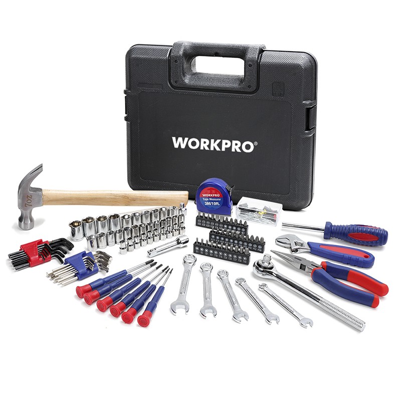 WORKPRO 165PC Home Tools Household Tool Set Home Repair Tool Set Hand