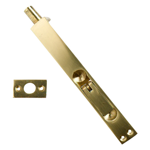 Flush Door Bolts, Solid Brass 150mm Tools Store