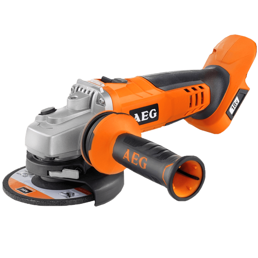 Power Grinders AEG CORDLESS ANGLE GRINDER 18V Side Handle 125mm Disc