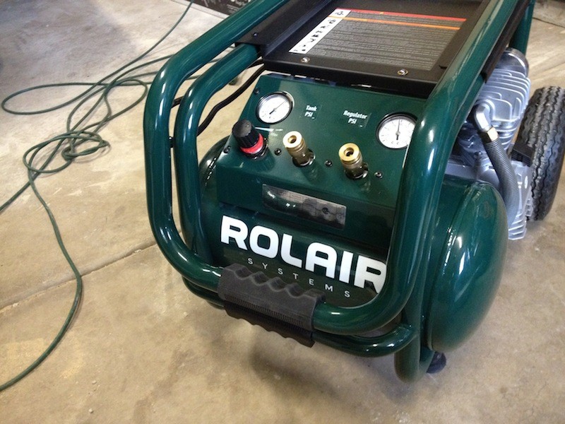 Rolair VT25BIG Air Compressor Jobsite Tough Tools In Action Power