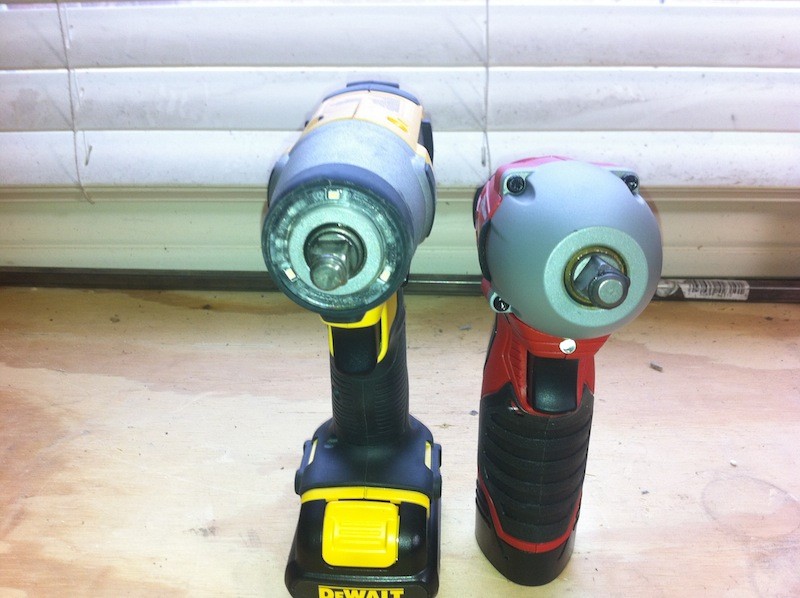 Milwaukee vs. Dewalt 12V Impact Wrench Tools In Action Power Tool