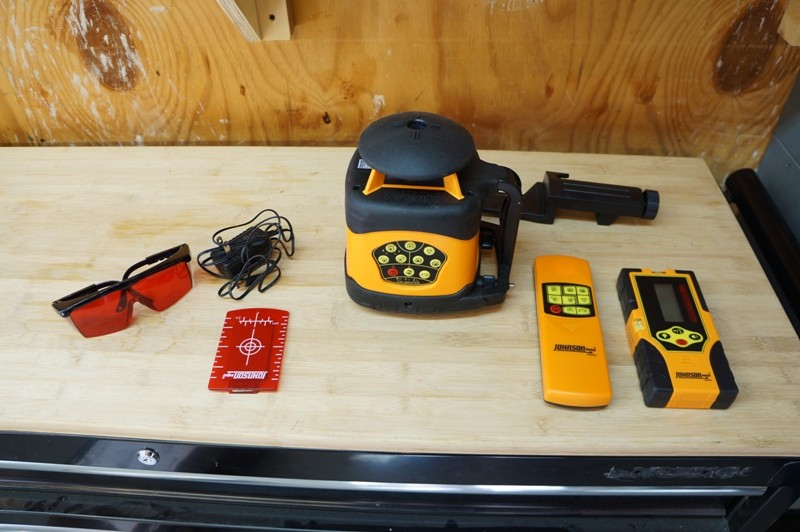 Johnson Auto Rotary Laser Level Review Model 406522 Tools In Action Power Tool Reviews