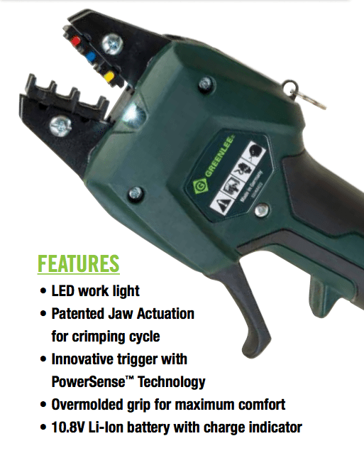 Greenlee EK50ML120 Micro Crimping Tool Tools In Action Power Tool