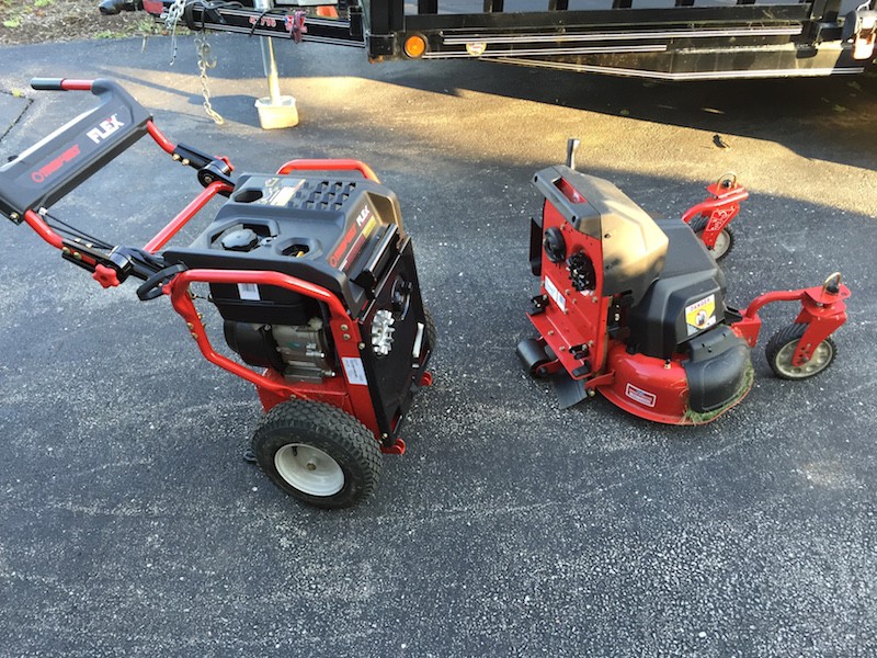 TroyBilt FLEX Mower and Blower First Look Tools In Action Power