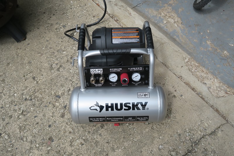 Husky Compressor Review 4 Gallon - Tools in Action