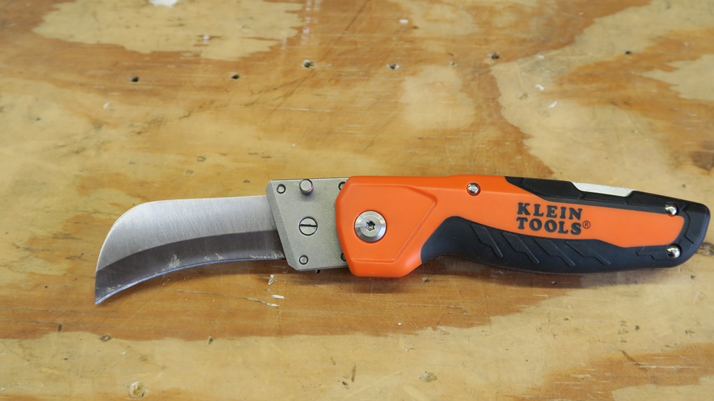 Klein Cable Skinning Utility Knife Review Tools in Action