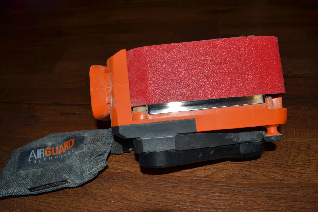 Ridgid Cordless Belt Sander Review Tools in Action