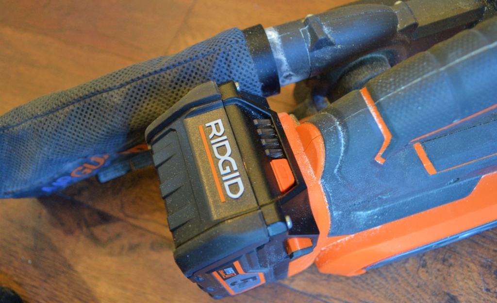 Ridgid Cordless Belt Sander Review Tools in Action