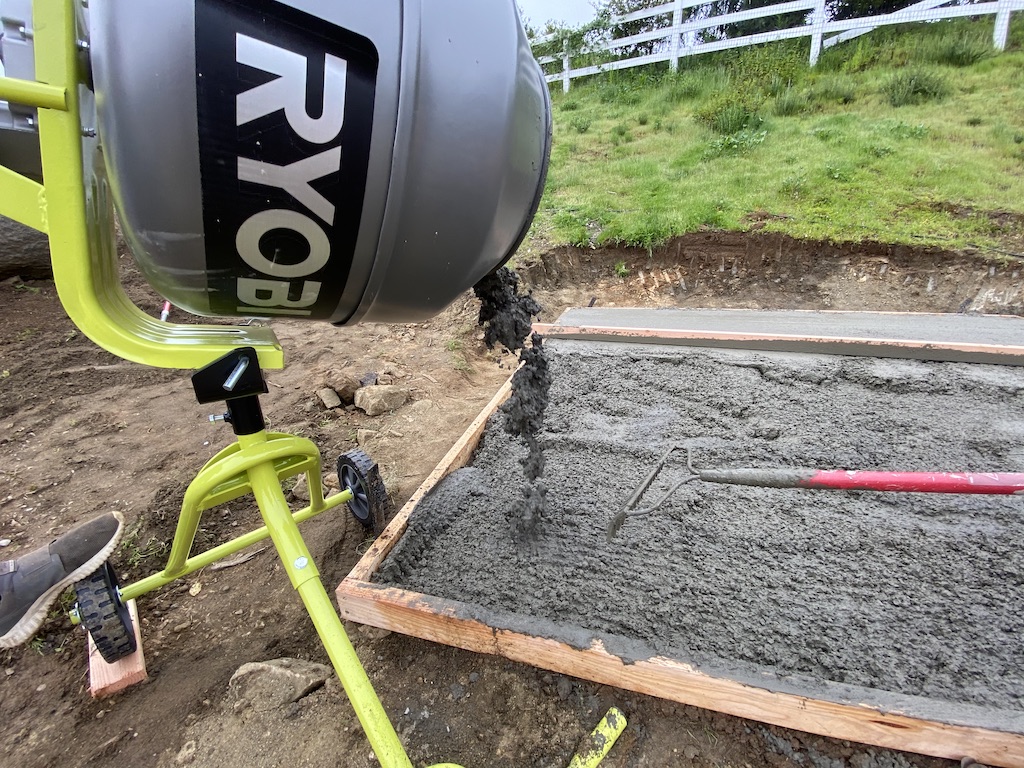 Ryobi Portable Concrete Mixer Tools In Action Power Tool Reviews