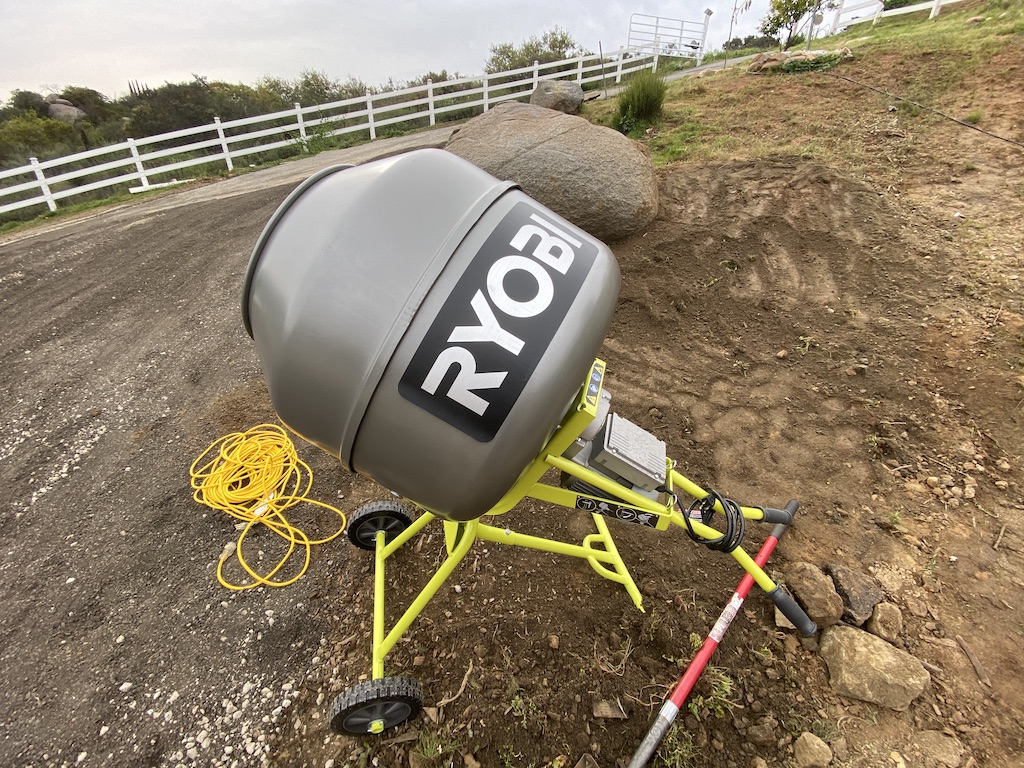 Ryobi Portable Concrete Mixer - Tools In Action - Power Tool Reviews