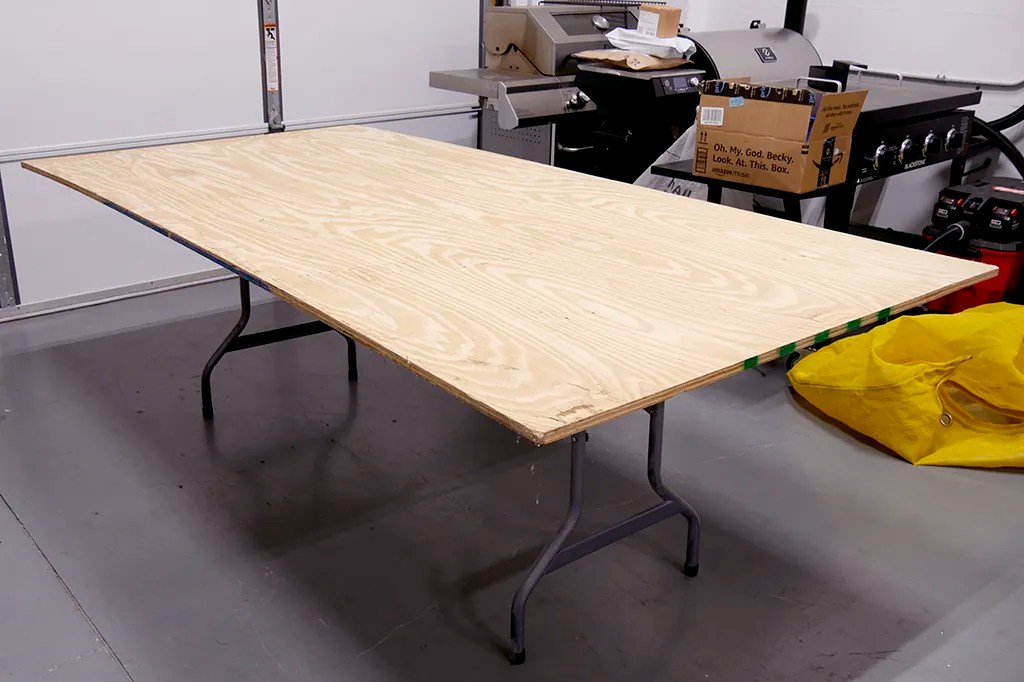 Easy Folding Table Hack for a 10 Seat Dining Table for Your Christmas