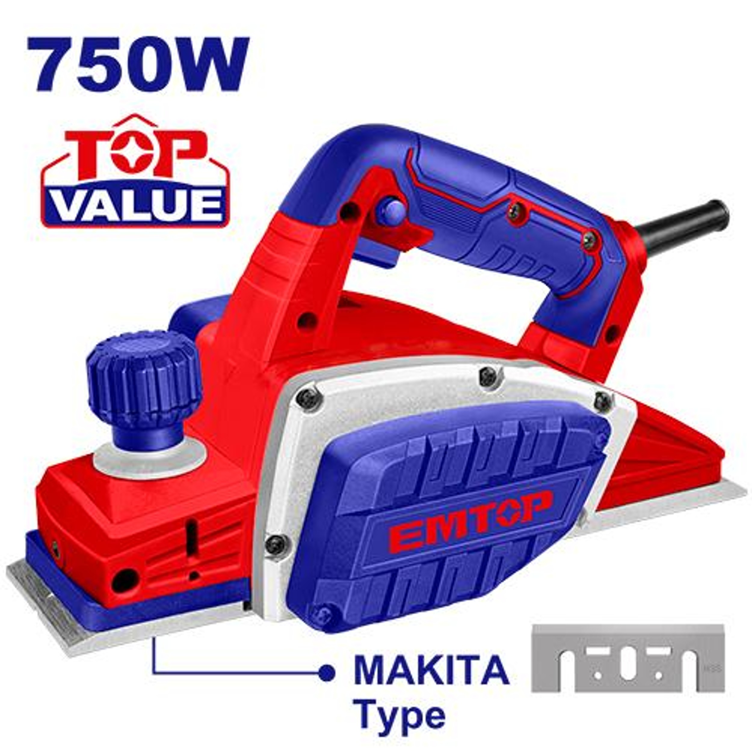 EMTOP Electric Planer EECR0751 Toolslo You're one stop destination