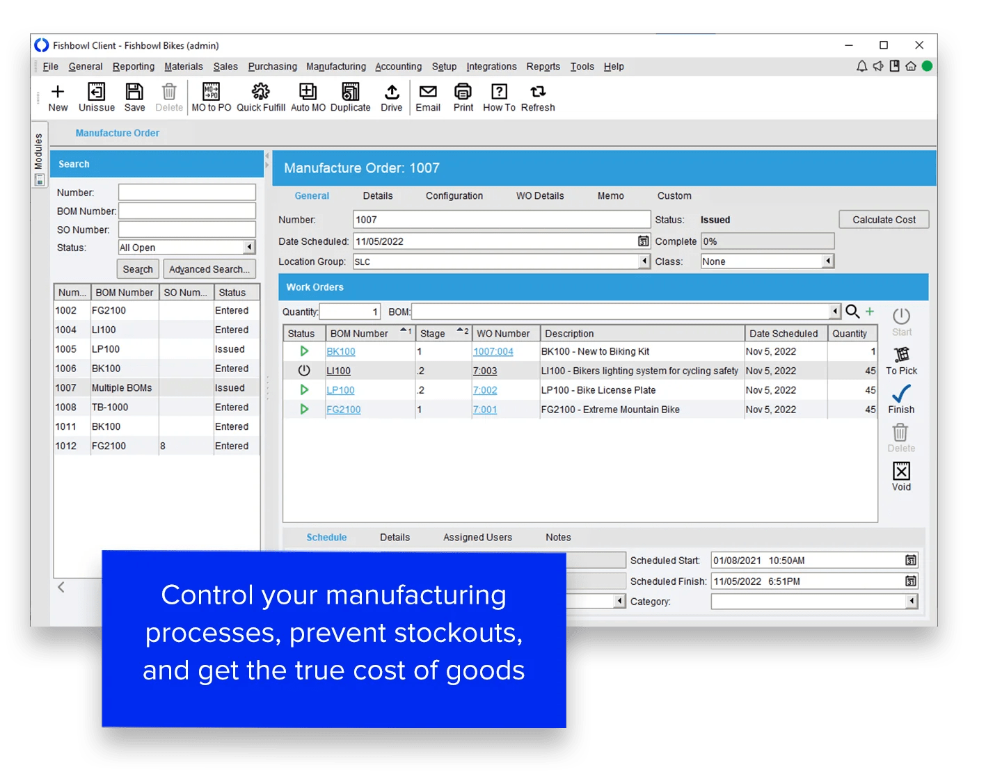 Fishbowl Software Review Features, Integrations ToolsMetric
