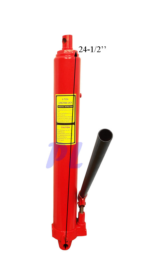8 Ton Long Ram Manual Hydraulic Jack Cherry Picker Bottle Jack Lift Ram
