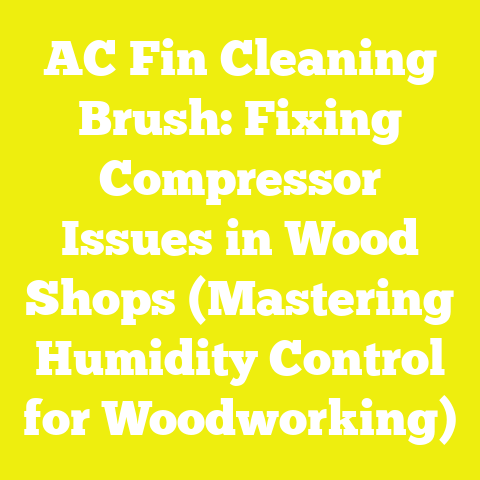 AC Fin Cleaning Brush: Fixing Compressor Issues in Wood Shops