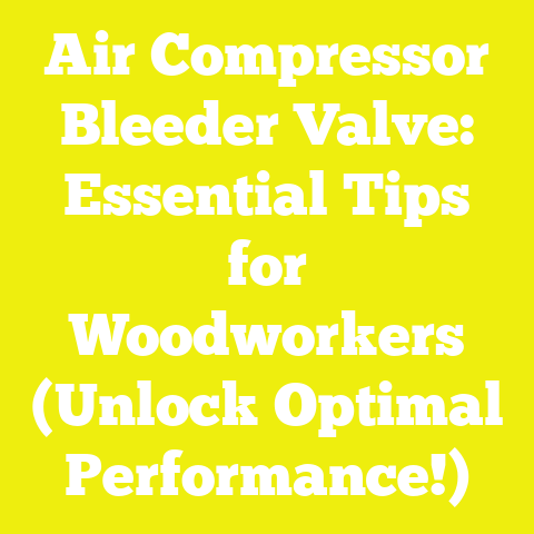 Air Compressor Bleeder Valve: Essential Tips for Woodworkers (Unlock