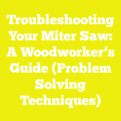 Troubleshooting Your Miter Saw: A Woodworker's Guide (Problem Solving