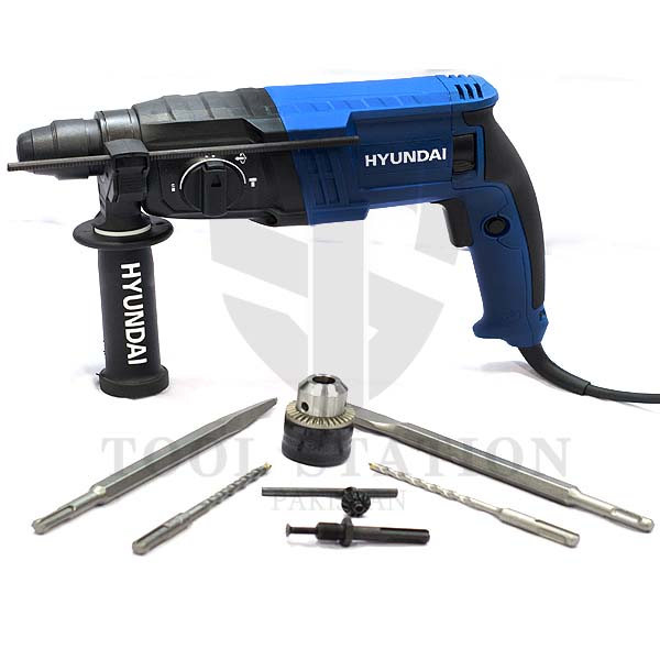 Rotary Hammer Hilti Drill Machine 20mm, 650W HYUNDAI Tool Station