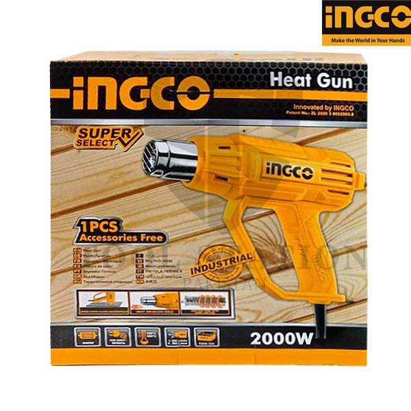 Heat Gun with accessories (Hot gun)2000WINGCO Tool Station