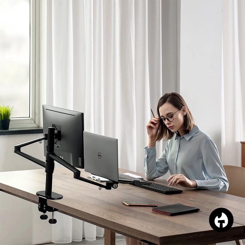 Premium Mechanical Laptop and Monitor Arm - Tools Terminal | Premium PC