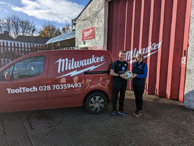 TOOLTECH SPONSOR FOR COLERAINE CRUSADERS FC FOR THE 20222023 SEASON