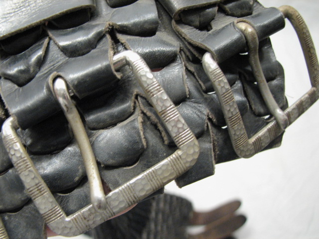 Vintage Black Leather Motorcycle Jacket Kidney Belt Triple ... (640 x 480 Pixel)