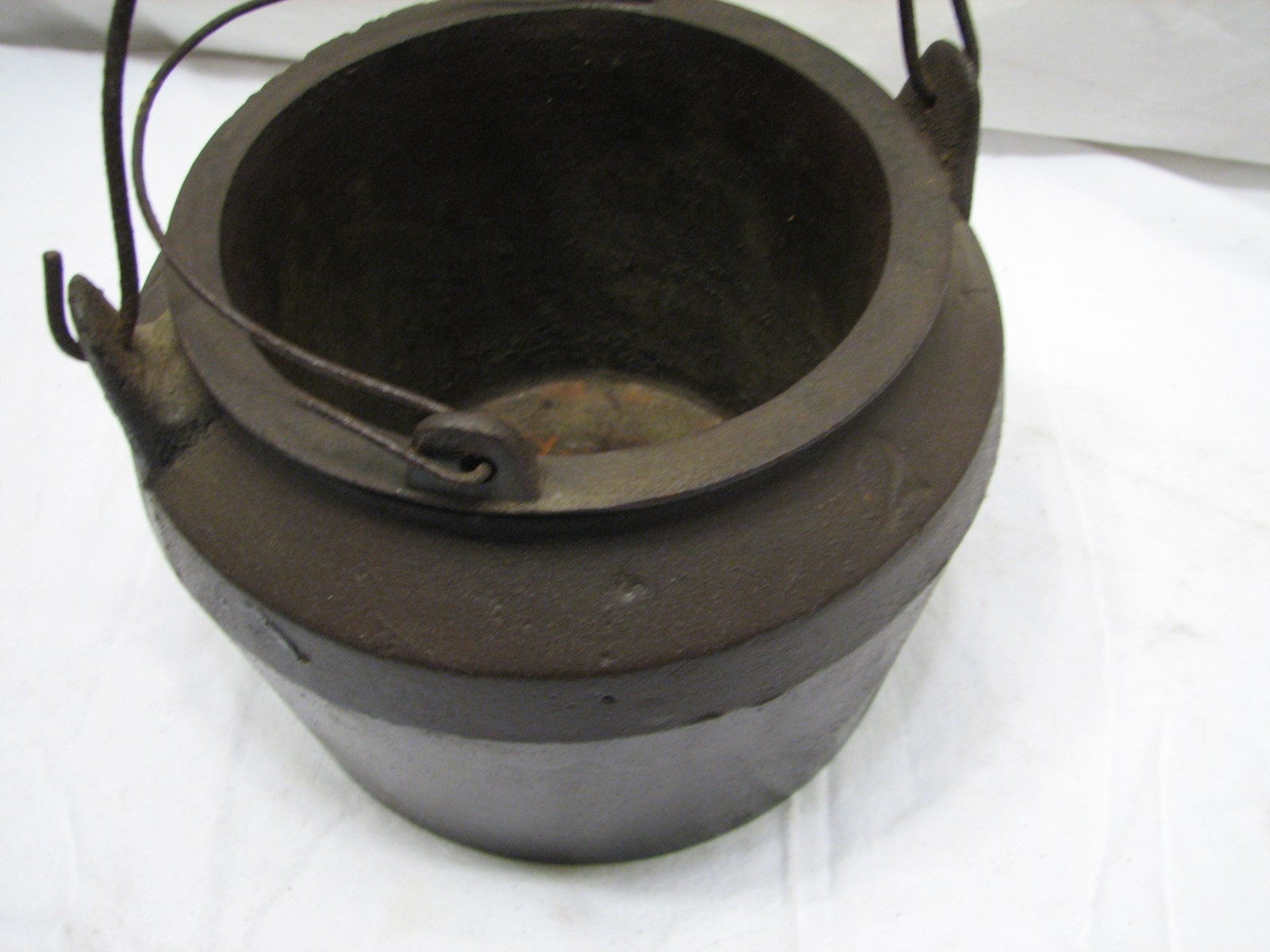 Antique Marietta Cast Iron Gypsy Glue Pot Double Boiler Kettle Lead