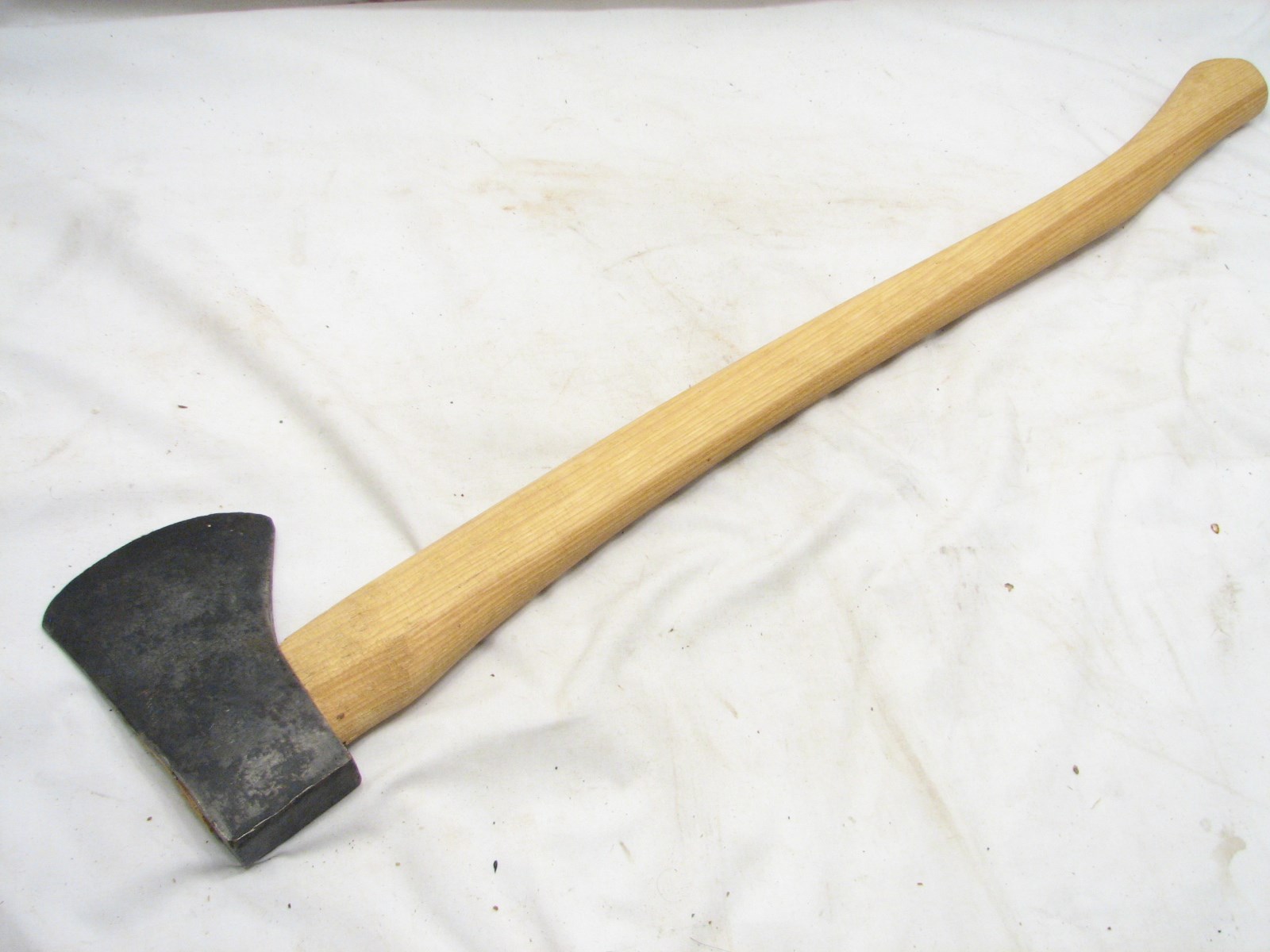 Vintage Plumb Single Bit Felling Axe Lumber Wood Tool New Handle Ax Hatchet