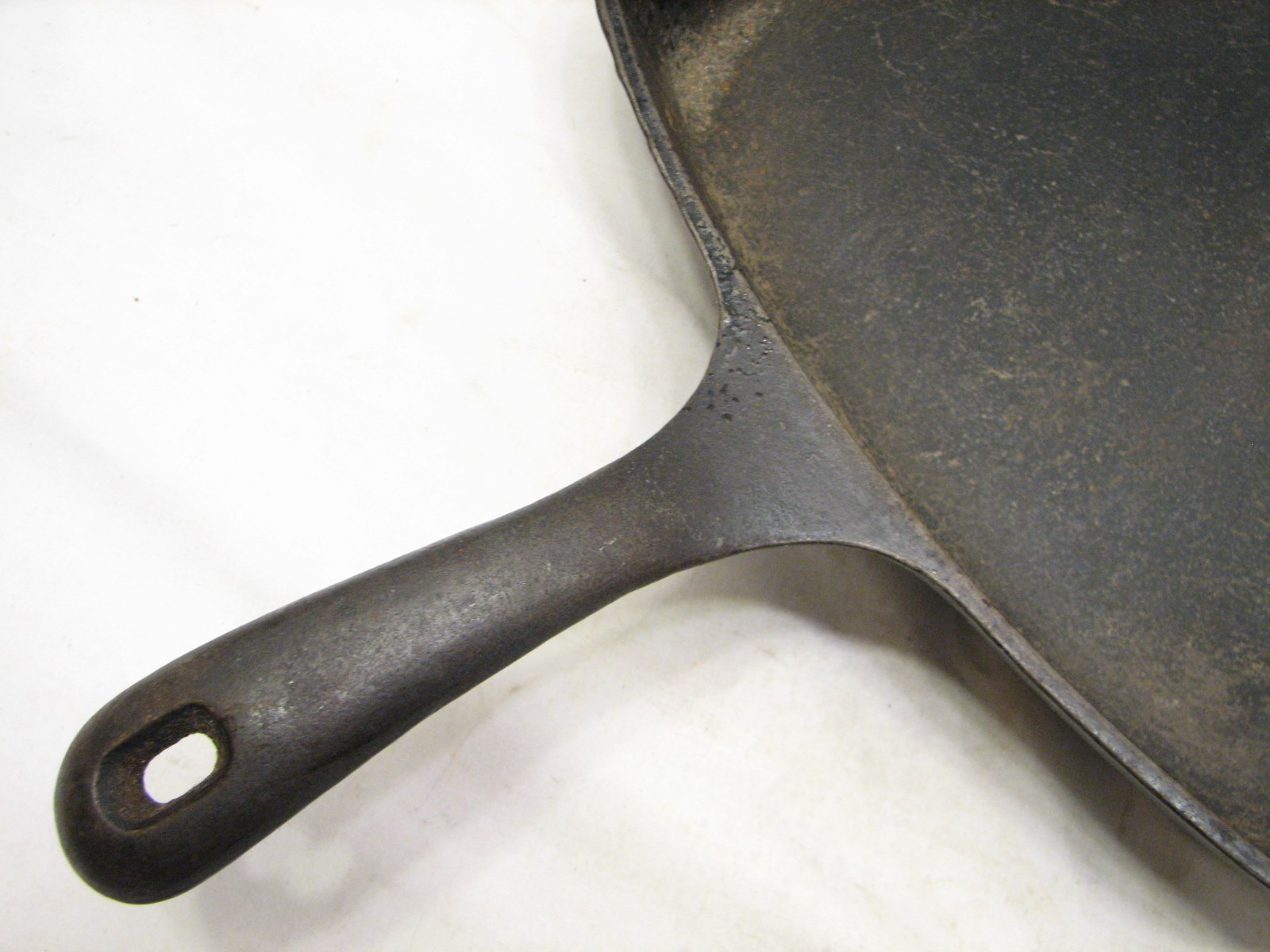 Vintage Griswold Cast Iron 57 B Square Fry Pan Skillet Frying Cookware