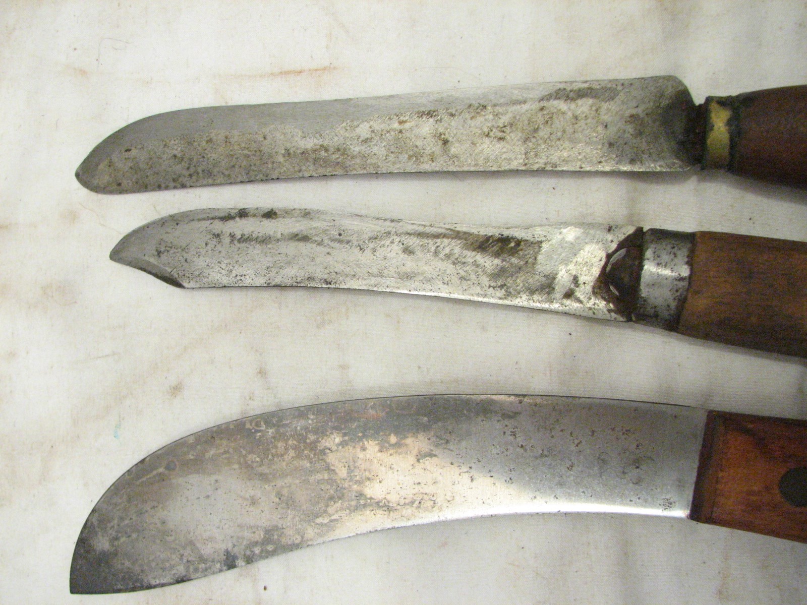 Antique Farm Butchering Tools Pig Sticker Hog Butcher Knife Cleaver